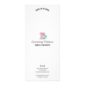 Carte Publicitaire Desserts de gâteaux simples à la mode Boulangerie (Dos)