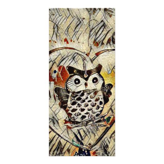 Carte Publicitaire Dessin de hibou (Devant)