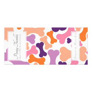 Carte Publicitaire dog bone pet services