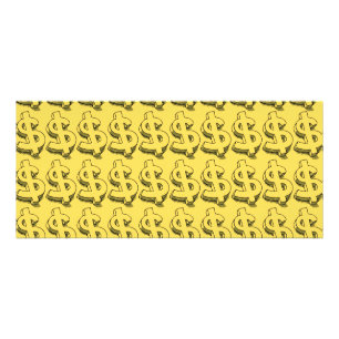 Carte Publicitaire dollar or