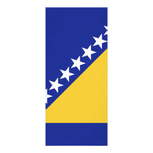 Carte Publicitaire Drapeau de Bosnie-Herzégovine
