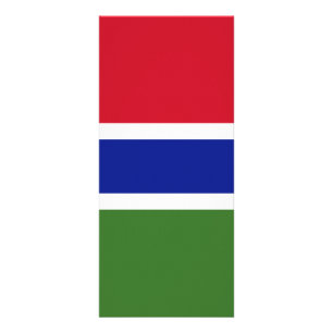 Carte Publicitaire Drapeau de Gambie