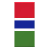 Carte Publicitaire Drapeau de Gambie (Dos)