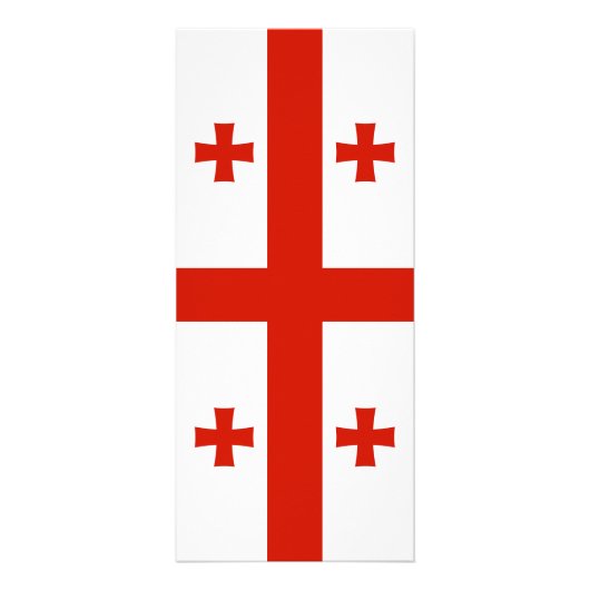 Carte Publicitaire Drapeau de Géorgie (Devant)
