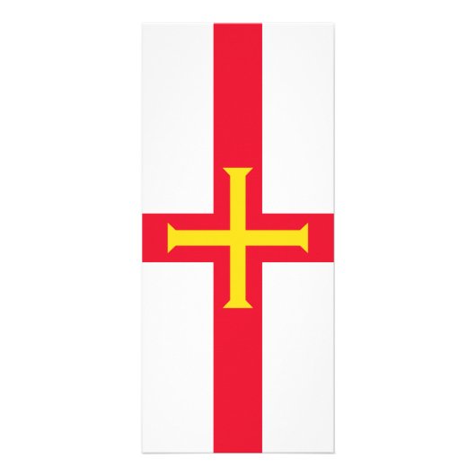 Carte Publicitaire Drapeau de Guernesey (Devant)