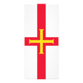 Carte Publicitaire Drapeau de Guernesey (Dos)