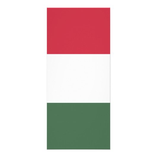 Carte Publicitaire drapeau de la Hongrie (Devant)