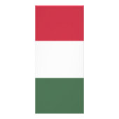 Carte Publicitaire drapeau de la Hongrie (Dos)