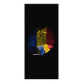 Carte Publicitaire Drapeau de la Roumanie (Dos)