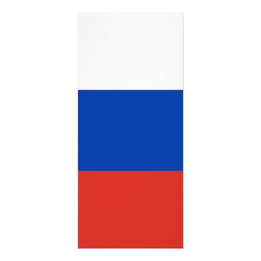 Carte Publicitaire Drapeau de la Russie (Devant)