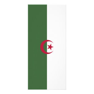 Carte Publicitaire Drapeau de l'Algérie