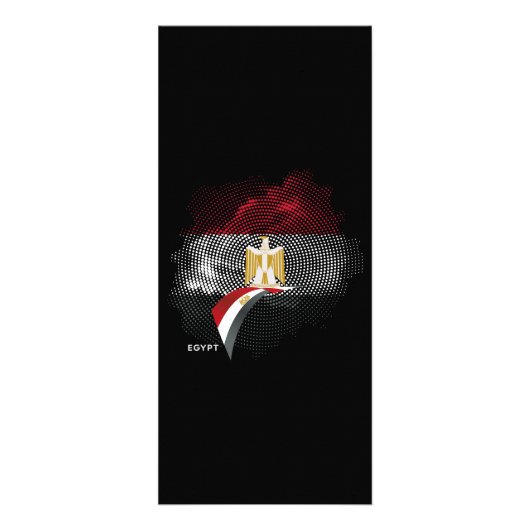 Carte Publicitaire Drapeau de l'Égypte (Devant)