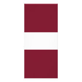 Carte Publicitaire Drapeau de Lettonie (Dos)