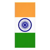 Carte Publicitaire Drapeau de l'Inde (Dos)
