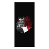 Carte Publicitaire drapeau de Malte (Dos)