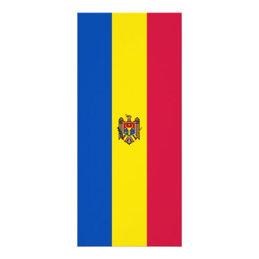 Carte Publicitaire Drapeau de Moldavie (Devant)