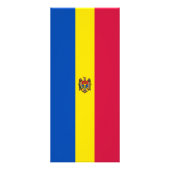 Carte Publicitaire Drapeau de Moldavie (Dos)