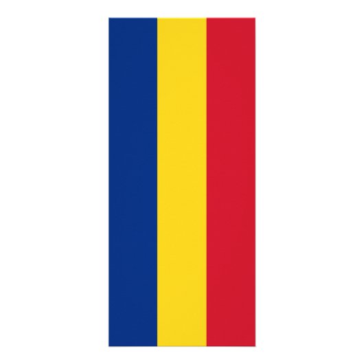 Carte Publicitaire Drapeau de Roumanie (Devant)