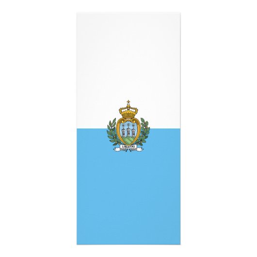 Carte Publicitaire Drapeau de Saint-Marin (Devant)