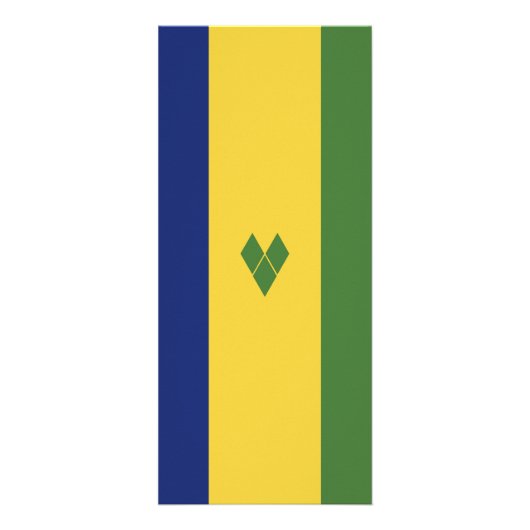 Carte Publicitaire Drapeau de Saint-Vincent-et-les Grenadines (Devant)