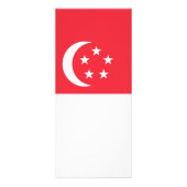 Carte Publicitaire Drapeau de Singapour (Devant)