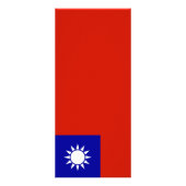 Carte Publicitaire Drapeau de Taïwan (Dos)
