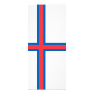 Carte Publicitaire Drapeau des îles Féroé