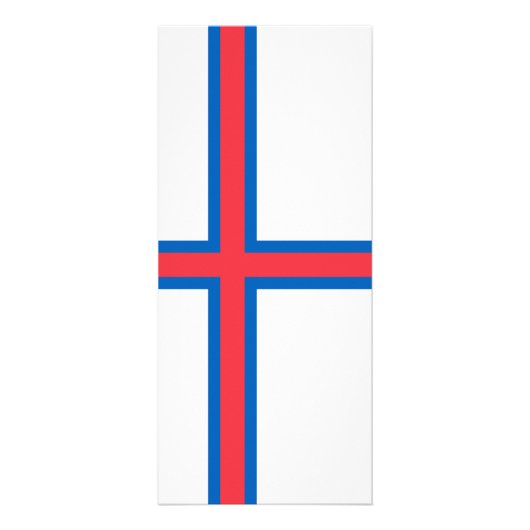 Carte Publicitaire Drapeau des îles Féroé (Dos)