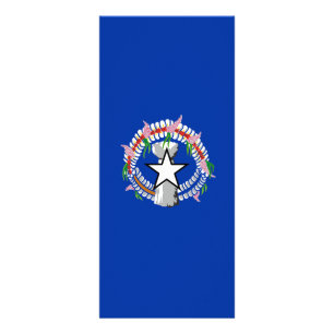 Carte Publicitaire Drapeau des îles Mariannes du Nord