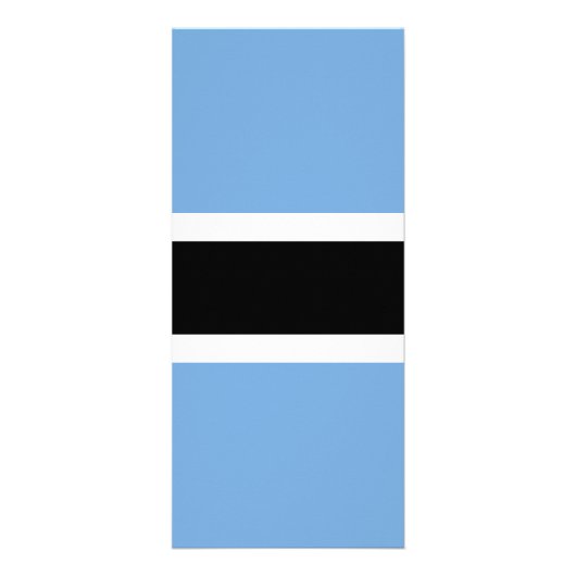 Carte Publicitaire Drapeau du Botswana (Devant)