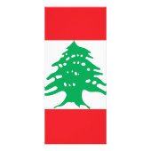 Carte Publicitaire Drapeau du Liban (Dos)