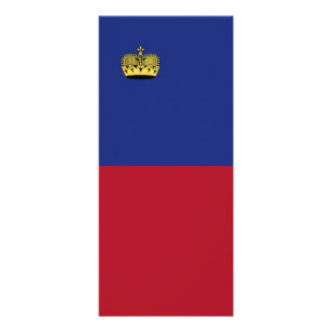 Carte Publicitaire Drapeau du Liechtenstein