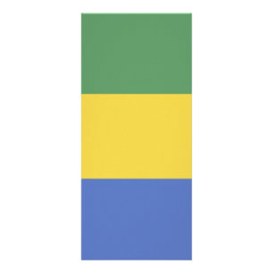 Carte Publicitaire Drapeau Gabon