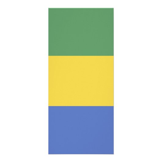 Carte Publicitaire Drapeau Gabon (Devant)