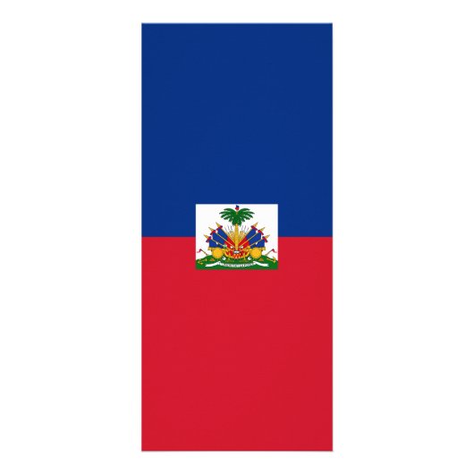 Carte Publicitaire Drapeau Haïti (Devant)