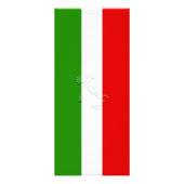 Carte Publicitaire Drapeau italien (Dos)