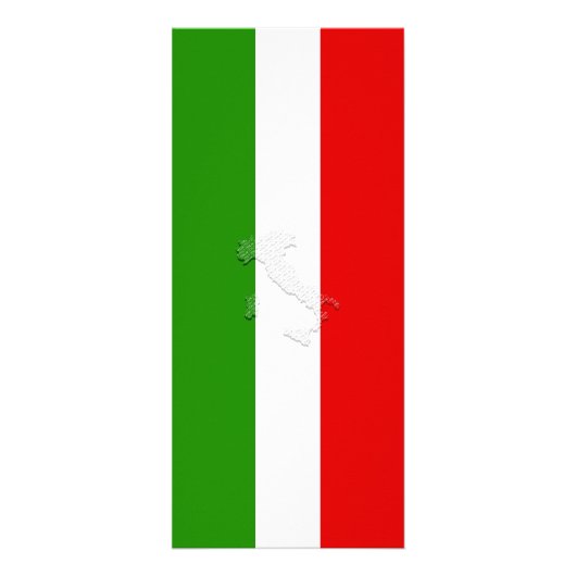 Carte Publicitaire Drapeau italien (Dos)