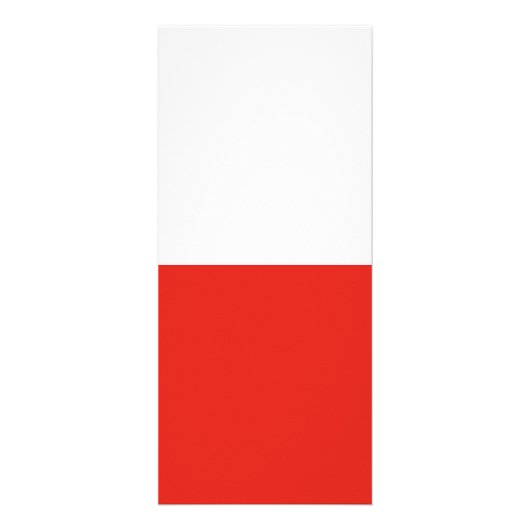 Carte Publicitaire Drapeau polonais (Devant)