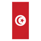 Carte Publicitaire Drapeau tunisien (Devant)