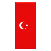 Carte Publicitaire Drapeau turc (Devant)