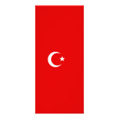 Carte Publicitaire Drapeau turc (Dos)