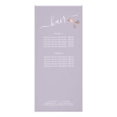 Carte Publicitaire Elégant ciseaux d'or rose moderne coiffeur (Dos)