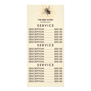 Carte Publicitaire Élégant et minimaliste apiculteur de miel