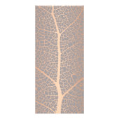 Carte Publicitaire Élégant Motif Rose Gold Leaf Tree (Dos)