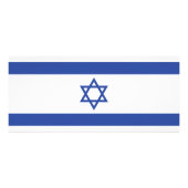 Carte Publicitaire Etat d'Israël Drapeau, Étoile de David Juifs (Dos)