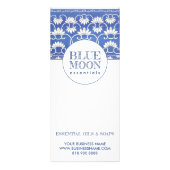 Carte Publicitaire Fabricant de monogramme bleu fumé (Dos)