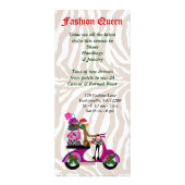 Carte Publicitaire Fashion Rack Card Scooter Femme Xmas Purge (Dos)
