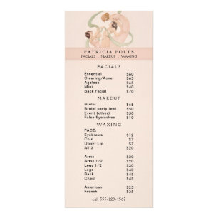Carte Publicitaire Feminine Vintage Nouveau Mayflies