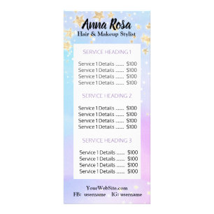 Carte Publicitaire *~* Fille BLUE ROSE cils Parties scintillant maqui