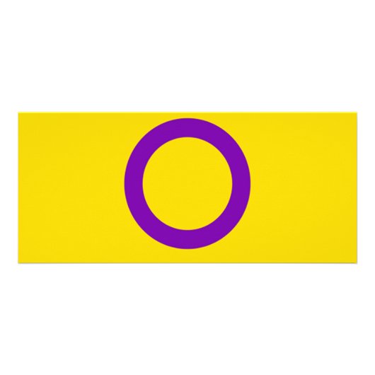 Carte Publicitaire Flag de Instersex (Devant)